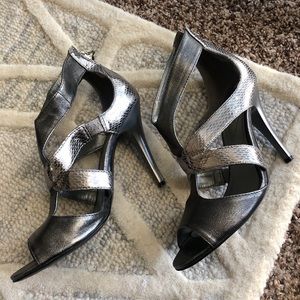 Cage heeled sandals
